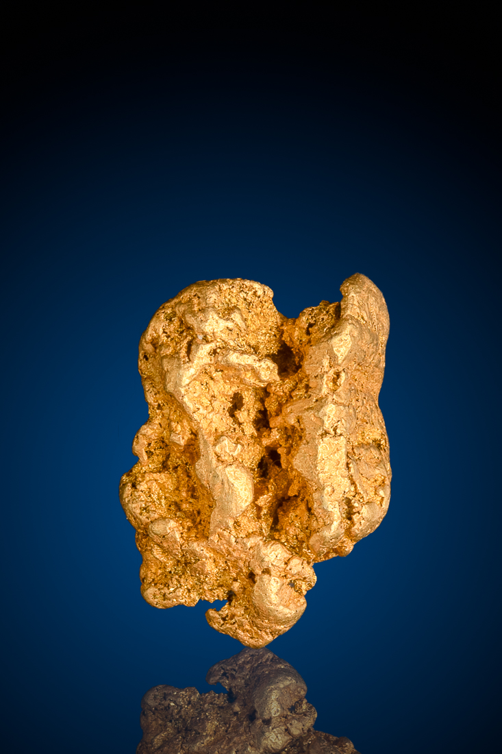 (image for) Unique "U" Shaped Natural Gold Nugget from Auburn, CA - 10.29 grams